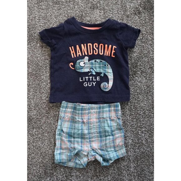 Carter's Other - Carters 2 Pc Shirt Shorts Boys Newborn Outfit